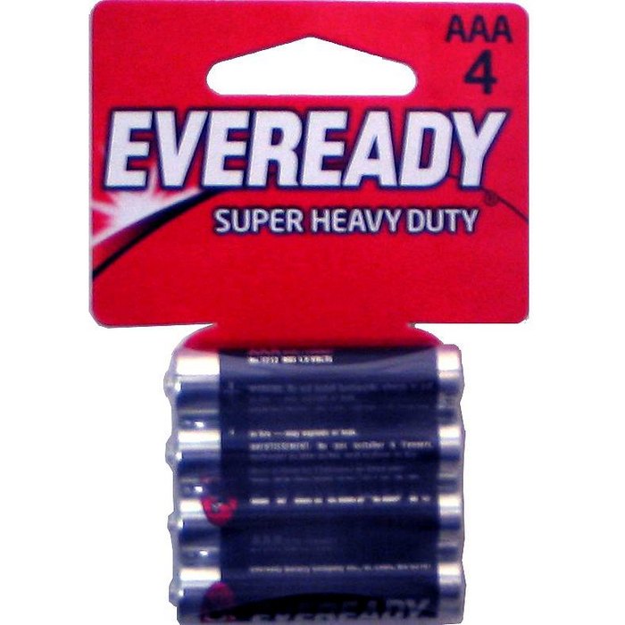 EVEREADY Heavy Duty AAA-4pk batteries – Empire Wholesale Distributors