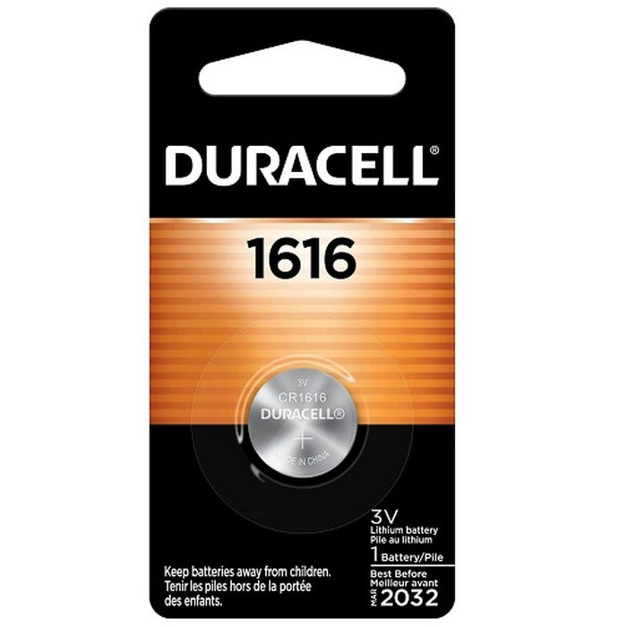 DURACELL 1 PK CR1616 3v Lithium