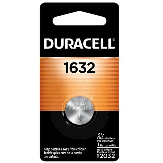 DURACELL 1 PK CR1632 3v Lithium