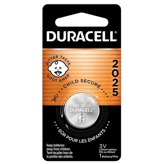 DURACELL 1 PK CR2025 3v Lithium