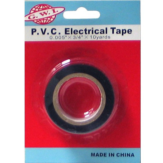 Electrical Tape 3/4 x 10 yds carded