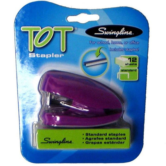 TOT STANDARD stapler with staples asst colors