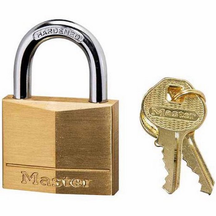 MASTERLOCK Padlock 140D Brass 40mm