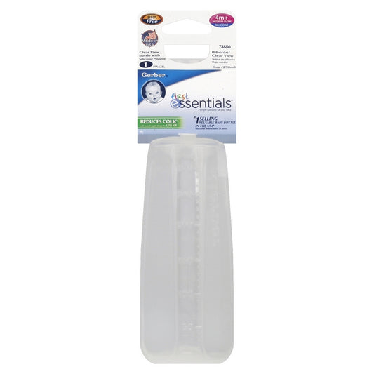 GERBER BABY BOTTLE Clearview 9oz