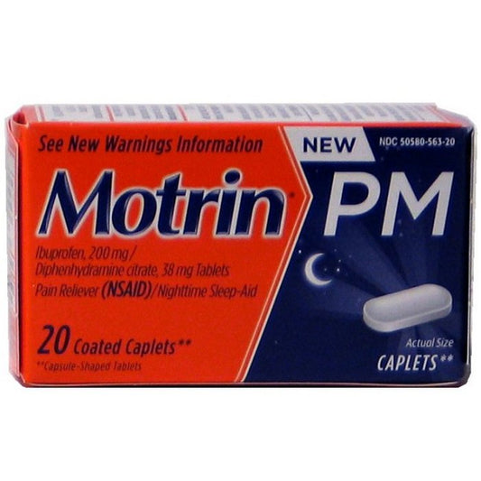 MOTRIN PM Caplets 20ct