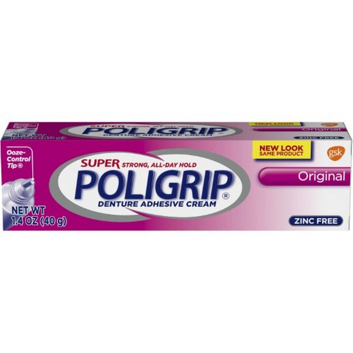 SUPER POLIGRIP 1.4oz Denture Adhesive original