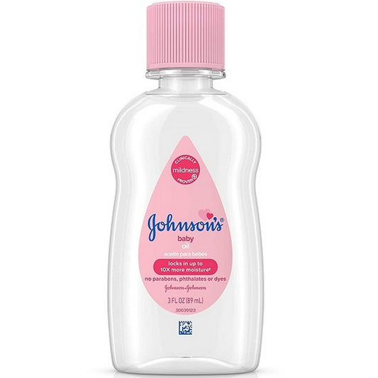 J & J BABY OIL 3oz