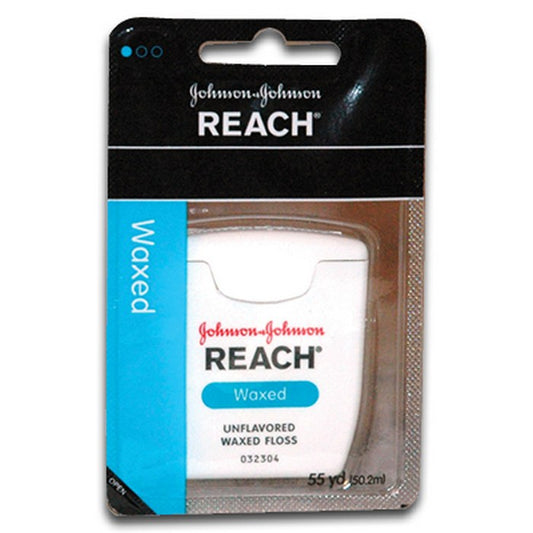 J&J Dental Floss REACH waxed 55yds reg