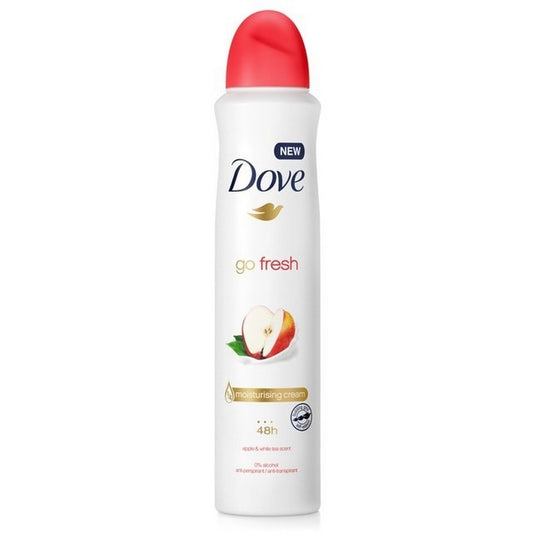 DOVE A/P Spray 250ml Apple & White Tea