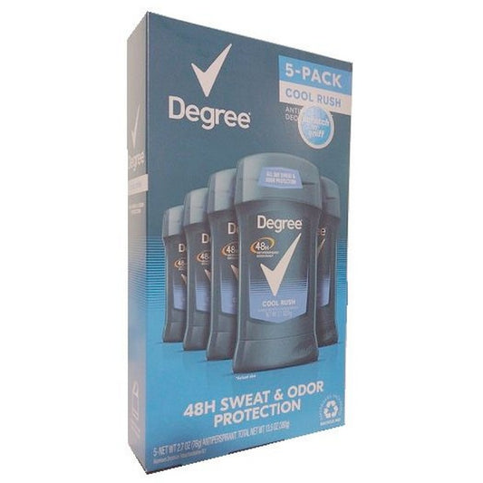 DEGREE 2.7oz 5-PACK Cool Rush Anti-perspirant