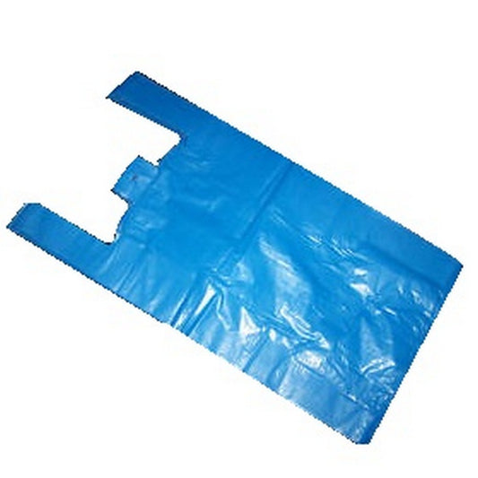 Grocery Bag Jumbo 18x9x32 Blue cs of 100