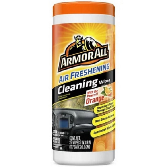 ARMOR ALL 25 Count Cleaning Wipes Orange