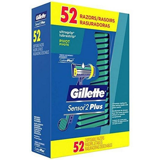 GILLETTE SENSOR 2Â  Disposable Razor Box / 52