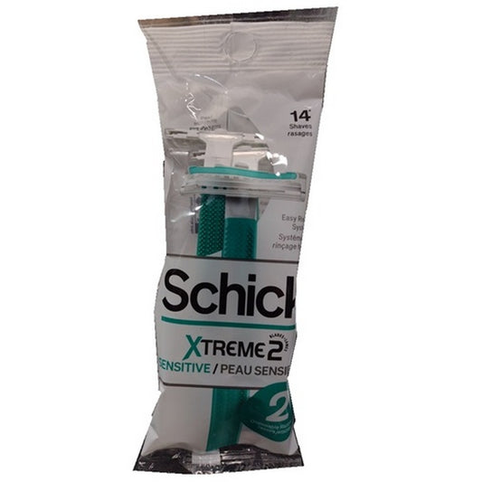 SCHICK XTREME Razor 2blade Senstve Dispos 2ct