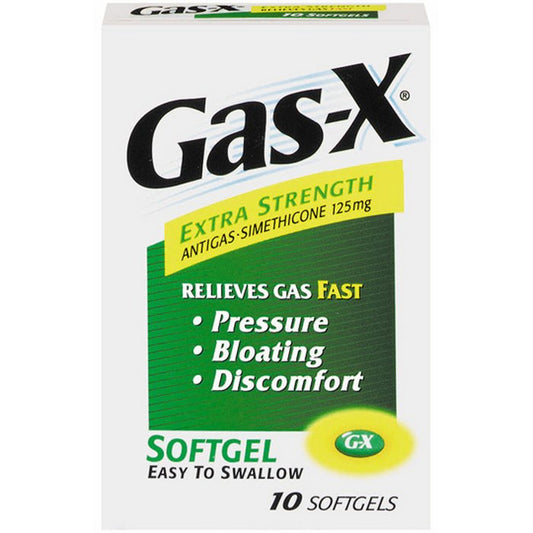 GAS-X SOFTGEL 10ct Extra Stength AntiGas