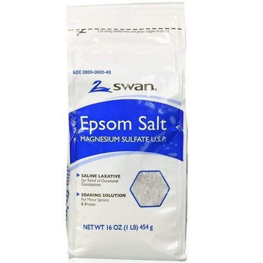 SWAN EPSOM SALT 16oz Bag