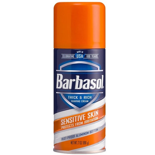 BARBASOL 7oz Sensitive Shave Cream