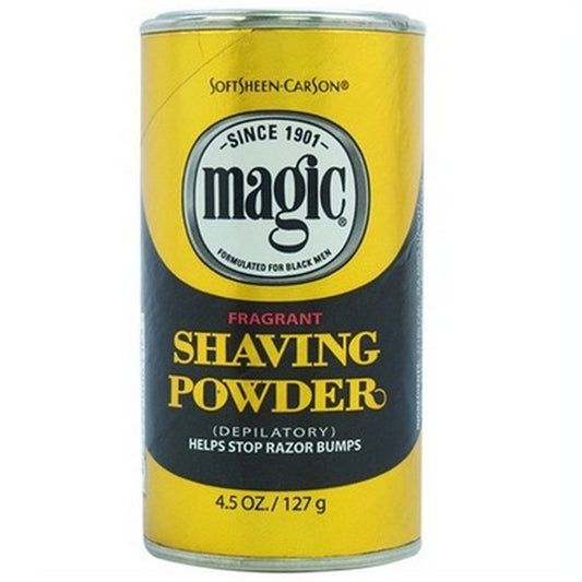 MAGIC SHAVE 4.5oz Fragrant Shave Powdr Gold