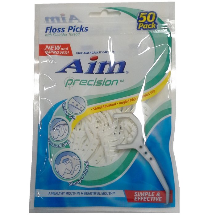 AIM FLOSS PICKS 50ct