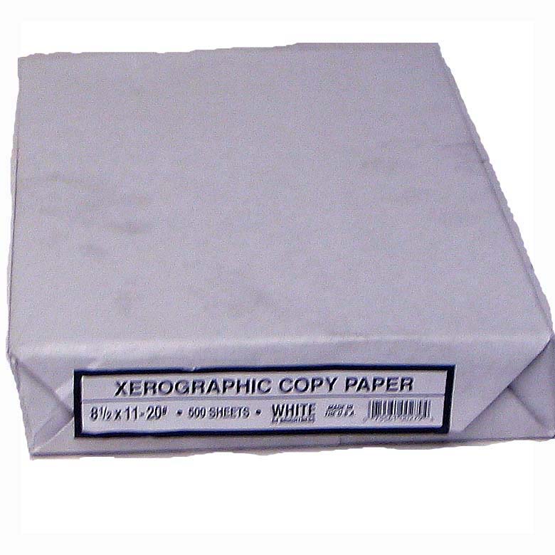 Copy Paper white 8.5X11 ream 500sheets