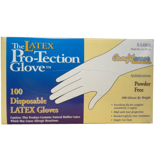 LATEX GLOVES 100ct UnPowdered X-Large Dispsr