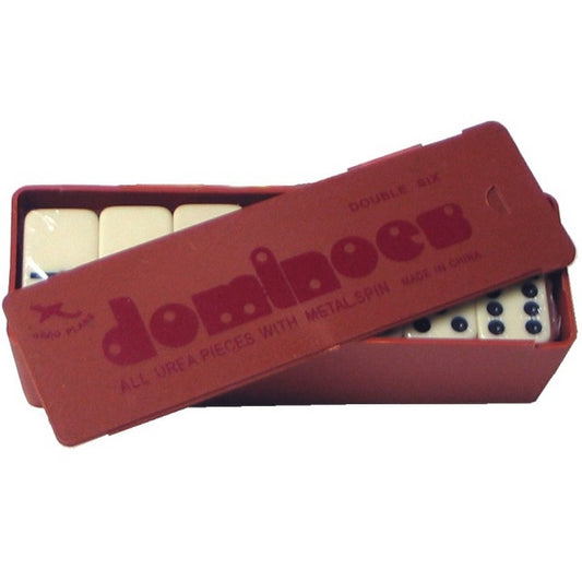 DOMINOes White Double Six set