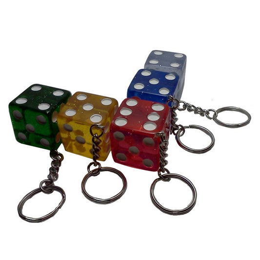 large DICE Keychain Card of 12