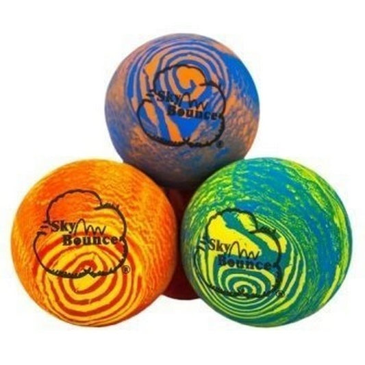 SKY BOUNCE 2 1/4inch, Racketballs Rainbow Swirl