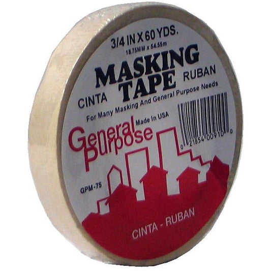 Masking Tape 3/4in x 60 yards