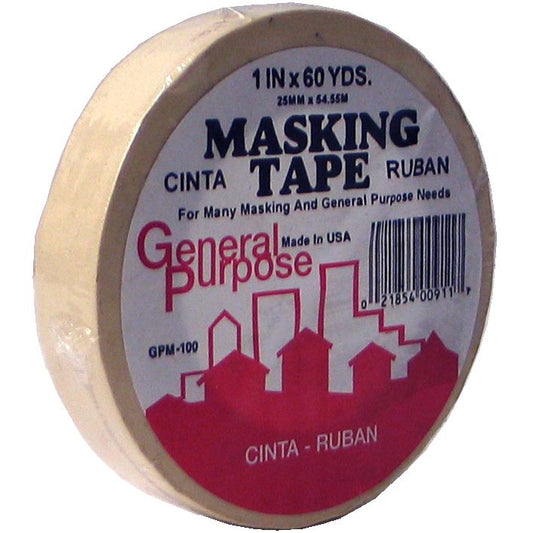 Masking Tape 1in x 60 yards