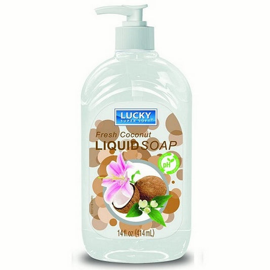 LUCKY LIQUID SOAP 14oz Fresh Coconut