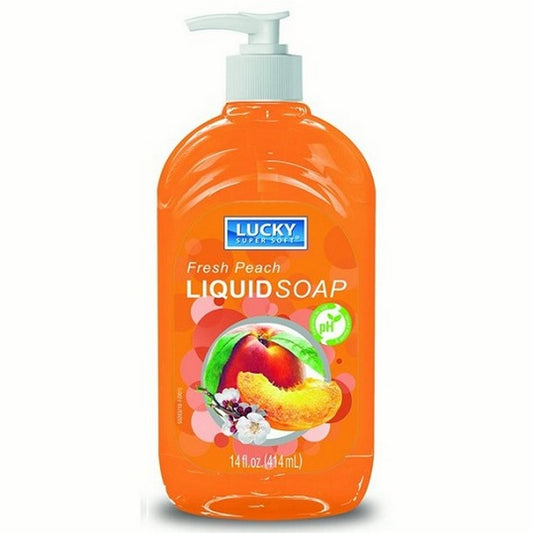 LUCKY LIQUID SOAP 14oz Fresh Peach