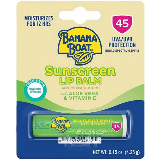 BANANA BOAT SPF 45 Sunscreen Lip Balm 0.15oz