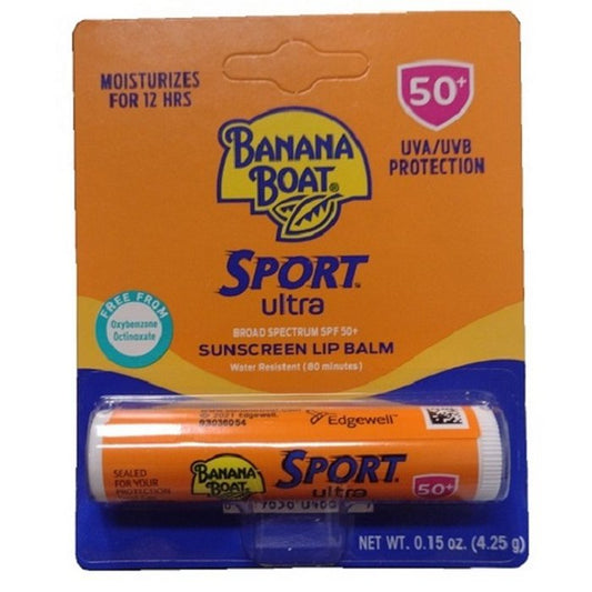 BANANA BOAT SPF 50+ Sunscreen Lip Balm 0.15oz