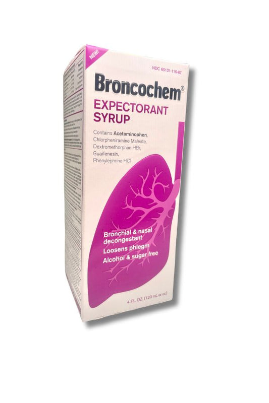 BRONCOCHEM EXPECTORANT SYRUP 4 FL OZ