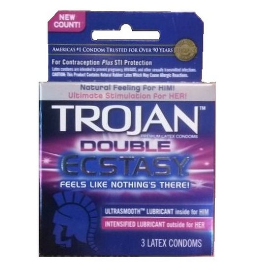 TROJAN CONDOMs Ecstasy 3s