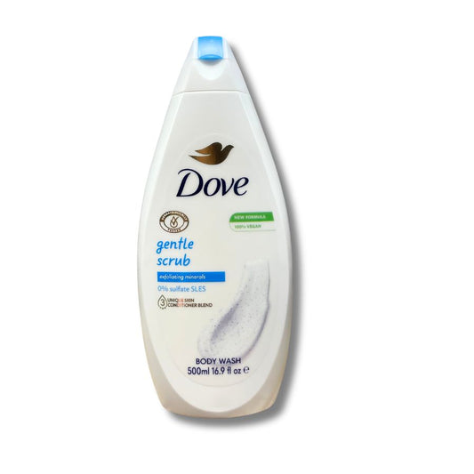 DOVE GENTLE SCRUB BODY WASH 500 ML