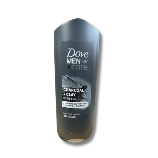 Dove Men+Care Body Face Wash Charcoal Clay 400ml