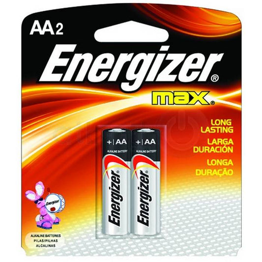 ENERGIZER AA-2 (USA) E91B2 max card of 2