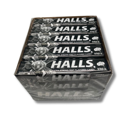 HALLS IMPORT EXTRA MINT BLACK 20CT