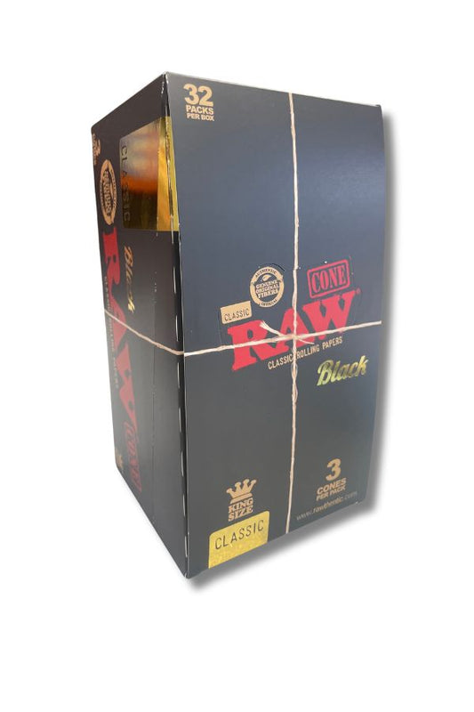 RAW CONE CLASSIC KING SIZE 32 PACKS PER BOX 3CT