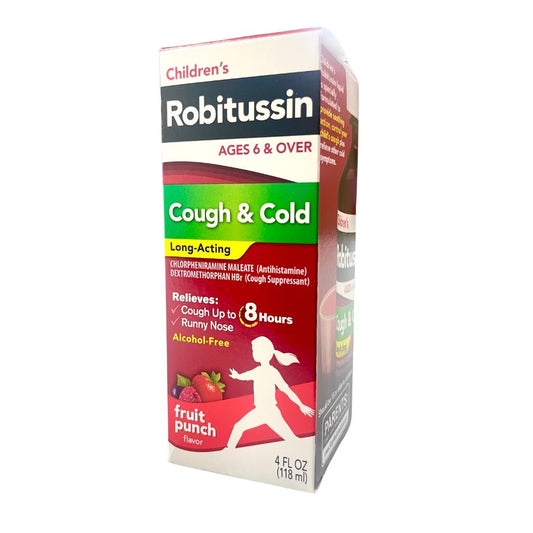 ROBITUSSIN COUGH & COLD CHILDREN 4OZ