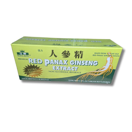 ROYAL KING RED PANAX GINSENG EXTRACT 10MLX30 BOTTLES/BOX