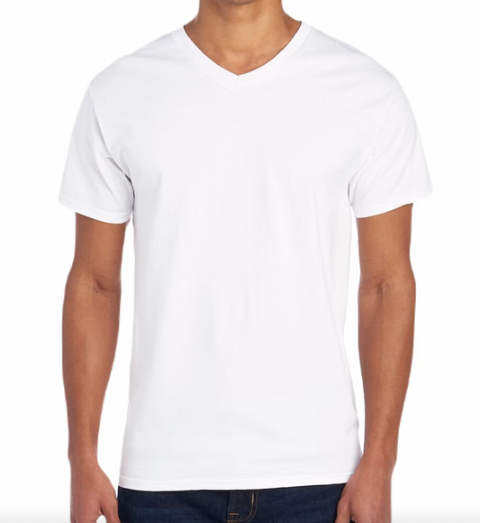 Unisex Jersey Short-Sleeve V-Neck T-Shirt